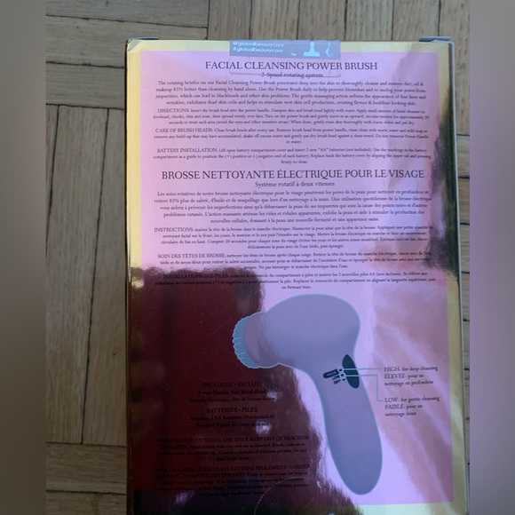 Facial cleansing power brush - Picture 2 of 2